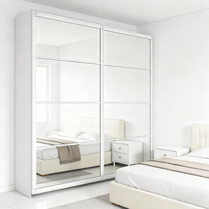 Modern Aluminum Alloy Sliding Wardrobe Doors for Bedroom-Water Resistant Interior