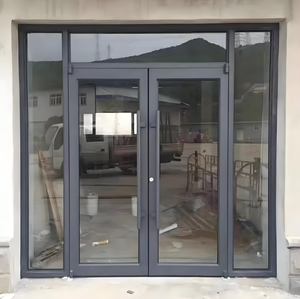 Commercial Aluminium Smart Glass Storefront Door Exterior Doors