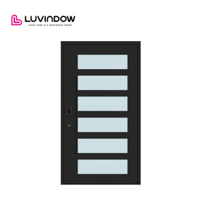 Secure Large Opening Aluminum Entry Pivot Doors