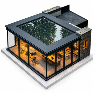 Modern Aluminum Enclosed Four Seasons Sunroom