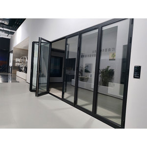 Custom Modern Windproof Aluminium Bifold Patio Doors