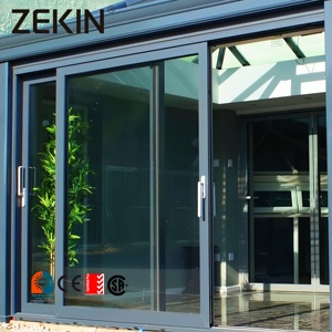 Customized Aluminum Double Glass Sliding Door