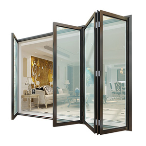NFRC Factory Hot Sale Bifold Doors Aluminium Folding Patio