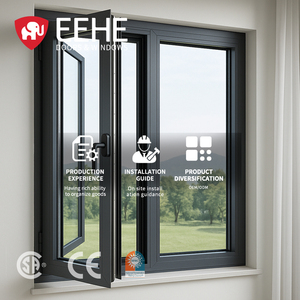 EEHE Modern Arched Thermal Insulation Casement Windows NFRC Certified