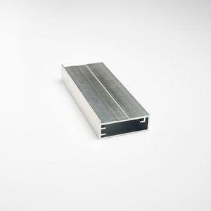 Hinged Corrosion Resistance Aluminium Glass Cabinet Door