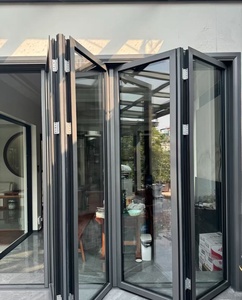 Modern Design Aluminum Alloy Folding Exterior Balcony Stacking Door