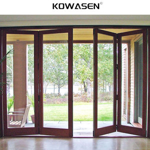 Modern Folding Honeycomb Grill Aluminum Door