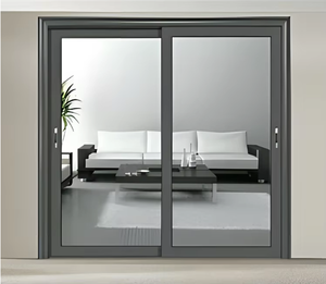 RG93.6 Wholesale Double Folding Glass Door Aluminum Frame