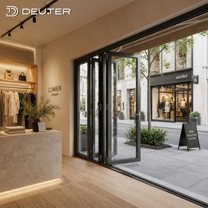 Panoramic Waterproof Aluminum Folding Glass Doors