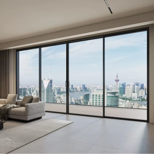 Four Panel Aluminum Sliding Wardrobe Door