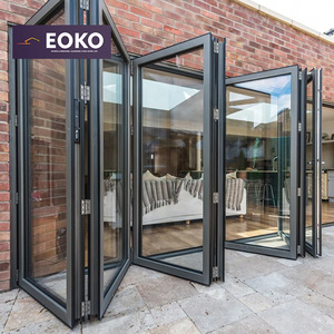 EOKO Residential Bifold Folding Door Low-E Glass Aluminum
