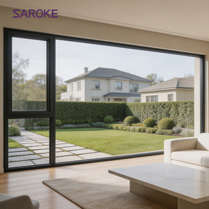 Child-Safe Rounded Corner Protection Design Aluminum Window