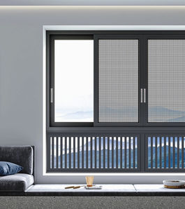 Modern Horizontal Thermal Break Aluminum Sliding Window Integrated Screen Smooth Silent Track Tempered Glass Quiet Home Balcony