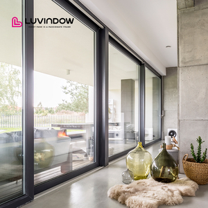 Luvindow Hurricane Impact Thermal Break Exterior Patio Aluminium Sliding Doors