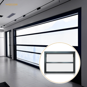 Wazzor Thermal Break Window Wholesale American Style Aluminum Double Hung Window Sash Lift up Vertical Sliding Window
