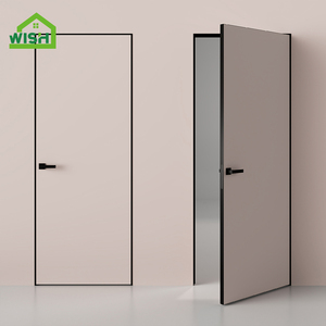 Frameless Invisible Door Aluminum Honeycomb Wooden Interior Soundproof Flush Door