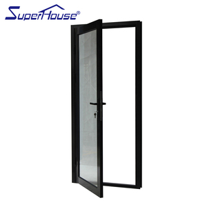 Modern Single Exterior Commercial Aluminium Glass Storefront Door