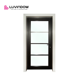European Design Aluminum Frameless Interior Glass Door