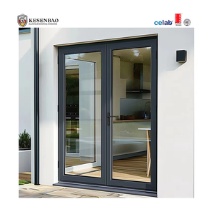 Soundproof Double Glass Aluminum Casement Door