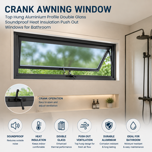 Cracked Out Awning Window Privacy Glass
