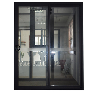 External Double Doors with Aluminium Security Mesh / glass Sliding Doors AS2047