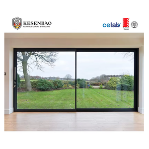 CE Double Glazed Slim Aluminum Sliding Glass Door