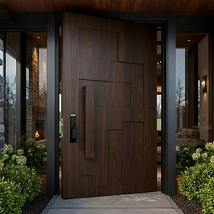 Modern Aluminum Pivot Entry Door Luxury Exterior Front Door
