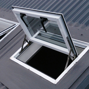 Electrical Skylight Thermal Break Tempered Glass Aluminum Windows