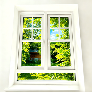 Tilt and Turn Aluminum System Window Thermal Triple Panel Anthracite