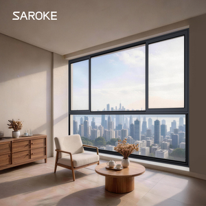 Double Glazed Soundproof Aluminium Sliding Window