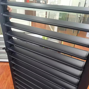 Aluminum Alloy Horizontal Louver Windows Modern Design