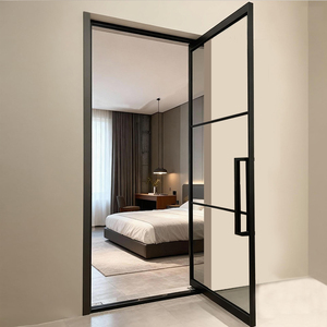 Apartment Building Project Glass Swing Door