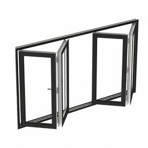 Modern Design Style Aluminum Alloy Folding Window Waterproof for House