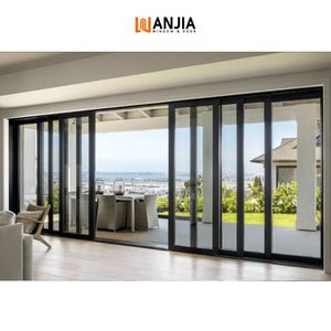 Hot Selling Popular Products American Design Double Glazed Doors Soundproof Aluminum Doors Partitions Indoor Sliding Doors