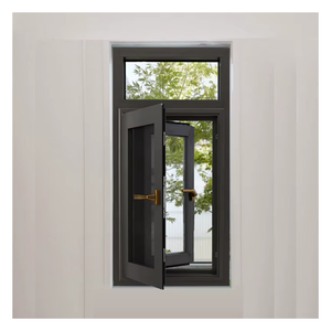 Hihaus Modern Aluminum Casement Window Thermally Insulated High Quality Windows 2 in 1 for House