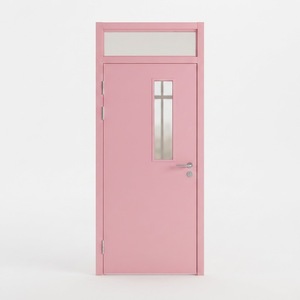 Fire Rated Aluminium Alloy Fireproof Interior Door With Contemporary Design