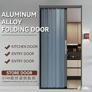 Modern Design Aluminum Alloy Foldable Sliding Door