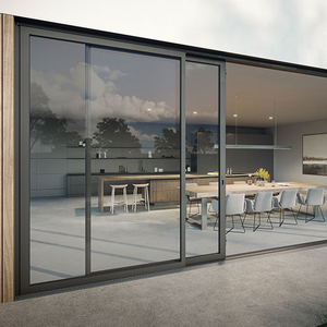 YY Facades AS2047 Australian Standard 3 Panel Glass Aluminum Sliding Doors