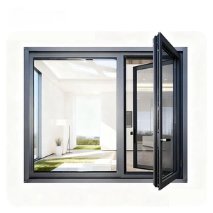 Window Security Windows for Home and Shop Front Sliding Aluminum Alloy Skylight Panoramic Design