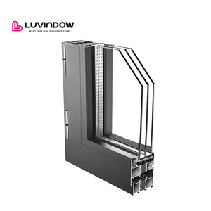 Thermal Break Aluminum Double Glazed Tempered Glass Windows