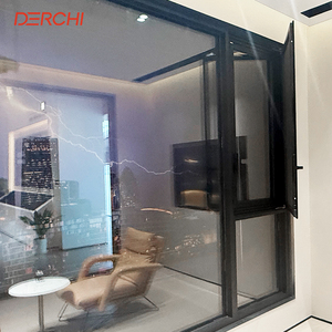 Hurricane Impact Windows Thermal Break Aluminum Casement Window