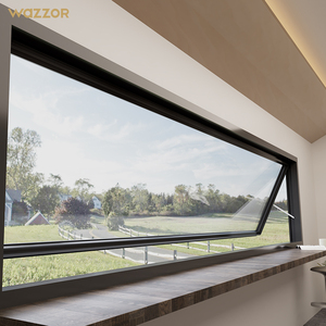 Wazzor AS2047 Hurricane Impact Aluminium Tempered Glass Awning Roof Windows
