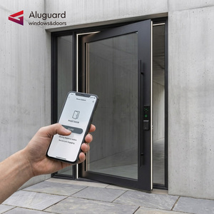 Smart Control Thermal Break Pivot Door Security System