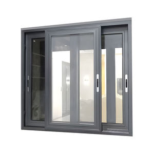 Triple Glazed Aluminum Alloy Casement Stainless Steel Louver