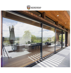 Wind Resistant Double Glazed Thermal Break Balcony Sliding Doors