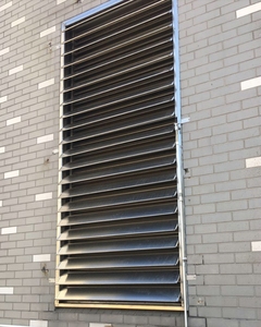 Modern Motorized Aluminum Alloy Louvered Blade Adjustable Louver Window Outdoor Horizontal Jalousie
