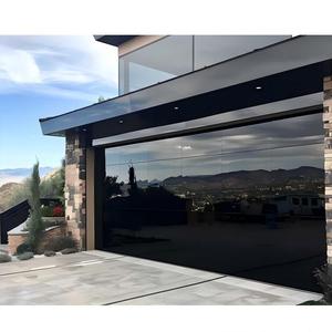 Modern Design Tempered Mirror Glass Automatic Garage Door